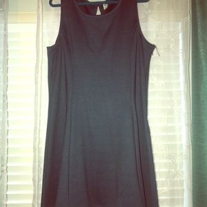 NWT HEAVY deep teal skater dress